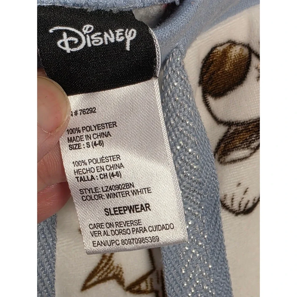 Disney Winnie the Pooh Christmas Fleece Pajama Pants Small Eeyore Tigger White